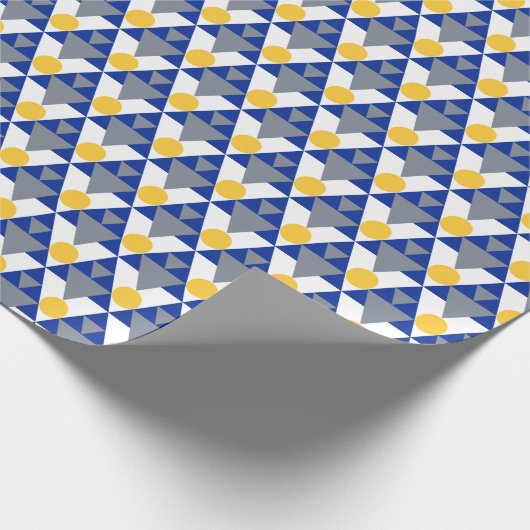 Moderner Winter Geschenkpapier (Ecke)