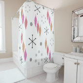 Moderner Winter im Mittelalter Duschvorhang (Beispiel)