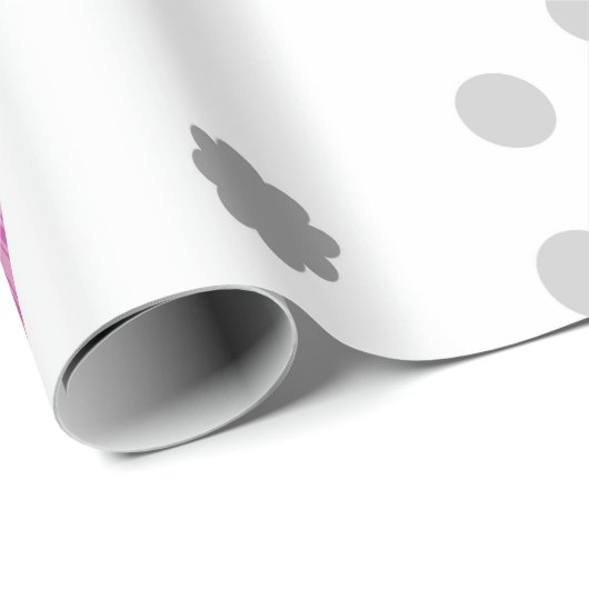 Moderner Winter im Mittelalter Geschenkpapier (Rolleneckpunkt)