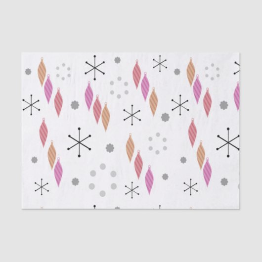 Moderner Winter im Mittelalter Seidenpapier (Vorderseite)