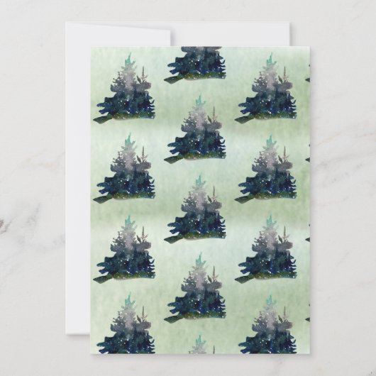 Moderner Winter Unsere Beste Adventure Baby-Dusche Einladung (Rückseite)