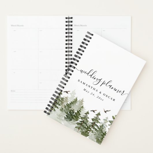 Moderner Winterwald mit Schnee Planer (Anzeige)