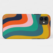 Moderner, wirbelnder Hintergrund Case-Mate iPhone Hülle (Rückseite (Horizontal))