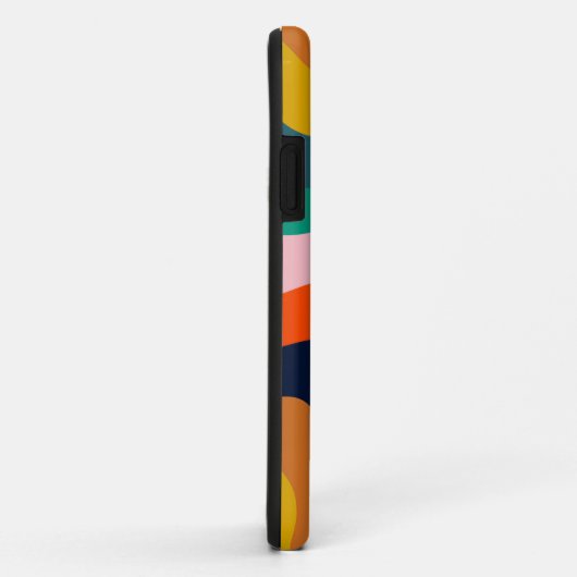 Moderner, wirbelnder Hintergrund Case-Mate iPhone Hülle (Hinten/Rechts)