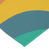 Moderner, wirbelnder Hintergrund Kurzer Tischläufer (Ecke)