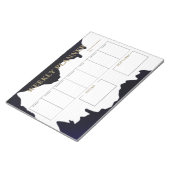 Moderner Wochenplaner Notizblock (angewinkelt)