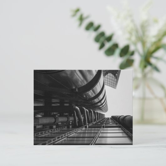 Moderner Wolkenkratzer Postkarte (Stehend Vorderseite)