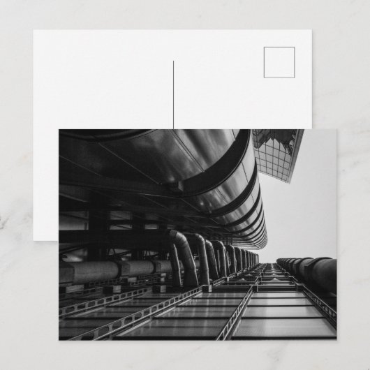 Moderner Wolkenkratzer Postkarte (Vorne/Hinten)