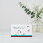 Moderner wunderlicher roter aquamariner schwarzer visitenkarte (Stehend Vorderseite)