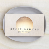 Moderner Yoga Instructor Zen Gold Circle