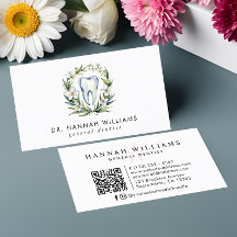 Moderner Zahnarzt Orthodontist Wasserfarbe QR Code