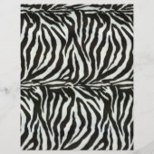 Moderner Zebra-Flyer Flyer (Hinten)