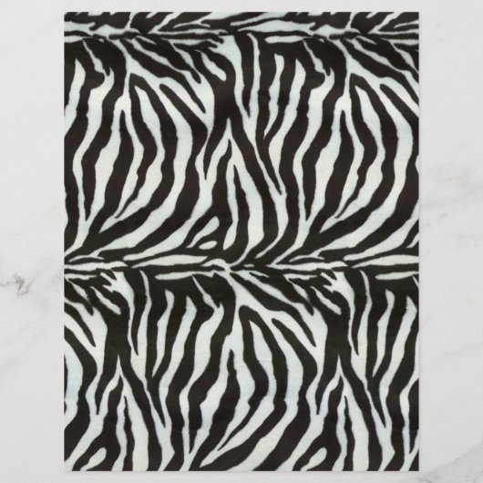 Moderner Zebra-Flyer Flyer (Hinten)
