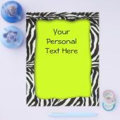 Moderner Zebra-Flyer Flyer (Einzeln)