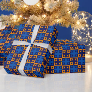Moderner zeitgenössischer schicker Kindergeburtsta Geschenkpapier
