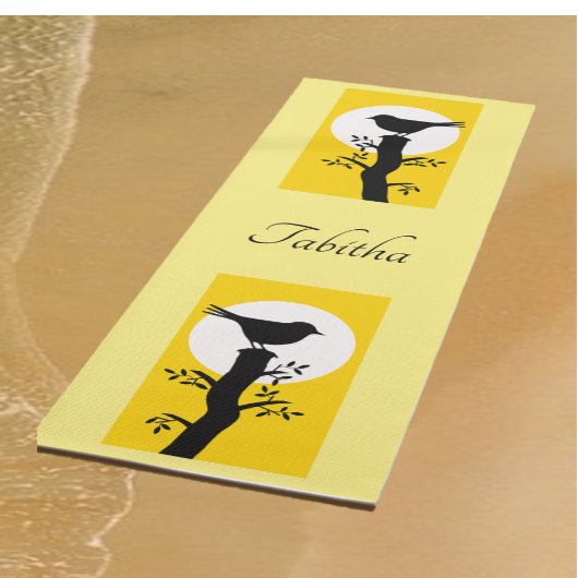 Moderner Zen Bird Yogamatte