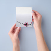 Moderner Zen Frühjahr florale Business Custom Flye Flyer (Gruppe)