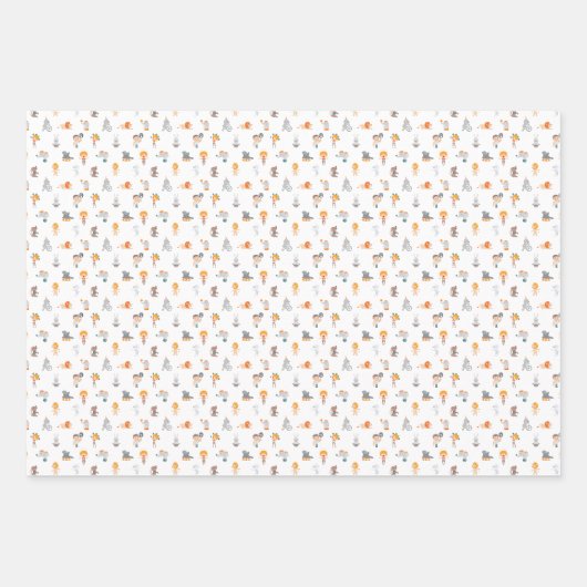 Moderner Zirkusspass Geschenkpapier Set (Vorderseite 3)