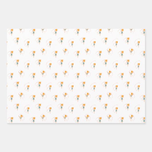 Moderner Zirkusspass Geschenkpapier Set (Vorderseite 2)