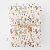 Moderner Zirkusspass Geschenkpapier Set (Beispiel)