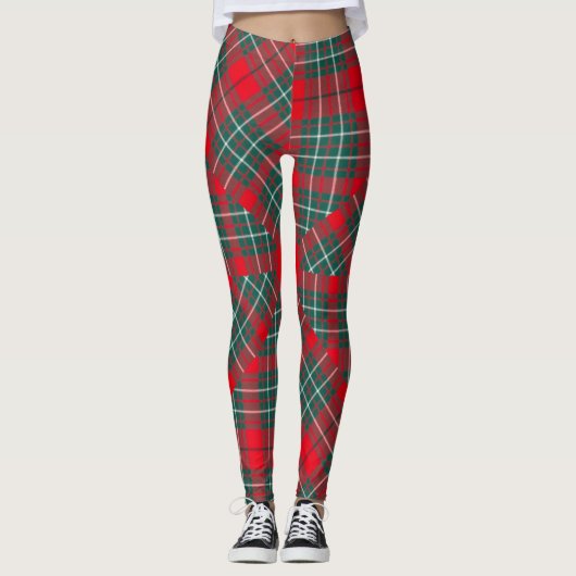 MODERNER ZOLLTARTAN LEGGINGS (Vorderseite)