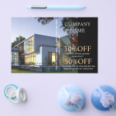 Moderner Zuhause Construction Builder Real Anwesen Flyer (Einzeln)