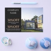 Moderner Zuhause Construction Builder Real Anwesen Flyer (Einzeln)