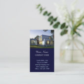 Moderner Zuhause Construction Builder Real Anwesen Visitenkarte (Stehend Vorderseite)