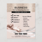 Moderner Zuhause-Reinigungsservice Behaltend Haus Flyer (Vorne)
