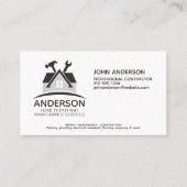 Moderner Zuhause-Reparaturservice Visitenkarte (Vorderseite)