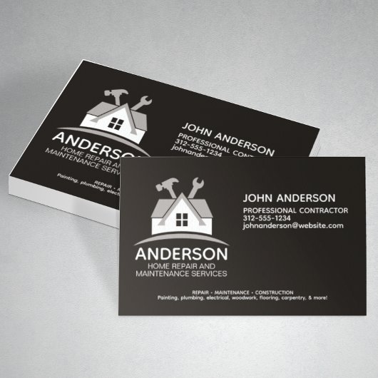 Moderner Zuhause-Reparaturservice Visitenkarte