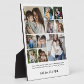 Modernes 10-Foto-Collage-Geschenk für Mama Fotoplatte (Seite)