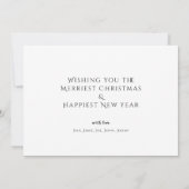 Modernes 1 oder 3 Foto mit robustem Weihnachtsgesc (Rückseite)