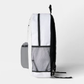 Modernes 2025 geometrisches Backpack | Sleek & Sty Bedruckter Rucksack (Rechts)