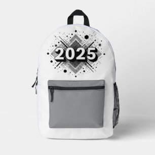 Modernes 2025 geometrisches Backpack Sleek & Sty Bedruckter Rucksack