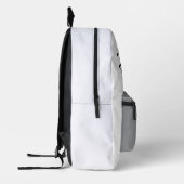 Modernes 2025 geometrisches Backpack | Sleek & Sty Bedruckter Rucksack (Links)