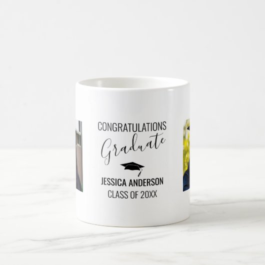 Modernes 2 Foto | Abschluss Kaffee Tasse (Mittel)