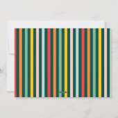 Modernes 2 Foto helle Familie Weihnachten (Rückseite)