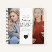 Modernes 2-Foto-Hotel mit gepflegtem Ambiente Notizblock (Vorderseite)