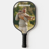 Modernes 2 Foto Pickleball Schläger (Rückseite)