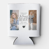 Modernes 2-Foto-Tribut Dosenkühler (Vorderseite)