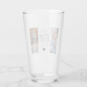 Modernes 2-Foto-Tribut Glas (Rückseite)