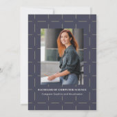 Modernes 3-Foto-Navy-System Ankündigung (Rückseite)