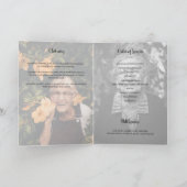 Modernes 3-Foto-Programm für die Gedächtnisbeerdig Programm (Innenseite)