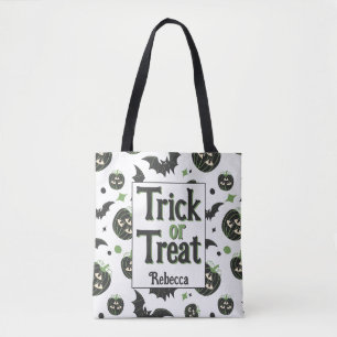 Modernes 3 mit Augen Kürbiskuchen-KinderHalloween Tasche