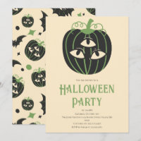 Modernes 3-Mit Augen Pumpkin-Halloween-Party