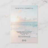 Modernes 3-Seiten-Display für Gestüte Visitenkarte (Rückseite)