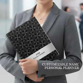 Modernes 3D-Farbmuster Schwarz Diamant Geometrie Planer