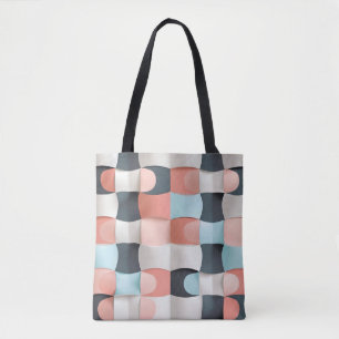 Modernes 3D-Muster geometrischer Illusion Tasche