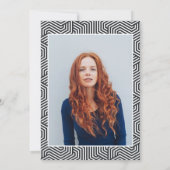 Modernes 40. Geburtstag schlichtes, stilvolles Scr (Rückseite)